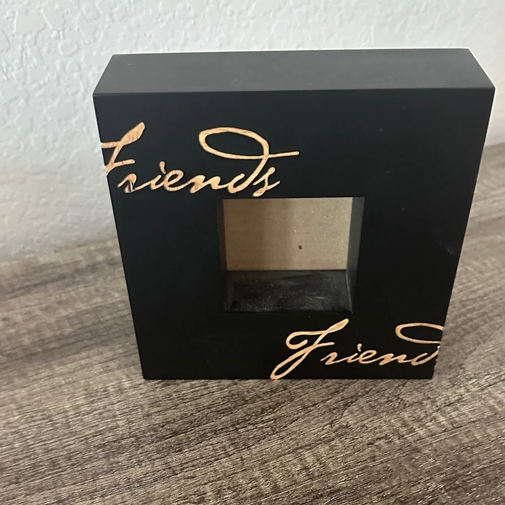 Black and Gold Friends Photo Frame